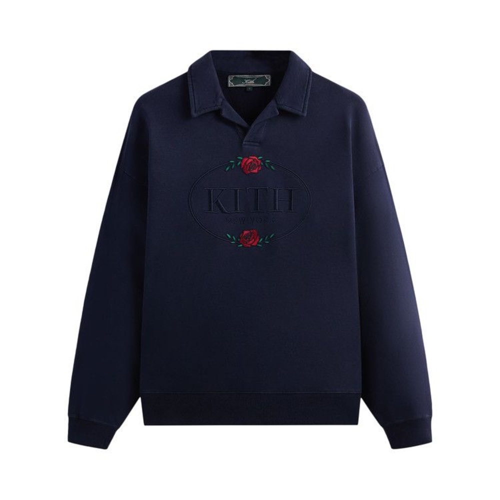 KITH Nelson Noctural Pullover sweatshirt with collar